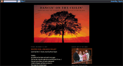 Desktop Screenshot of dancinontheceilin.blogspot.com