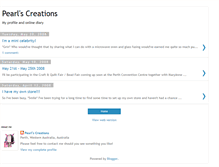 Tablet Screenshot of pearlscreations.blogspot.com