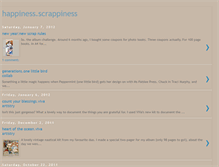 Tablet Screenshot of happinessscrappiness.blogspot.com