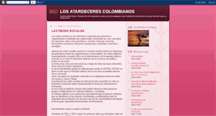 Desktop Screenshot of losatardecerescolombianos.blogspot.com