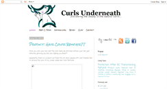 Desktop Screenshot of curlsunderneath.blogspot.com