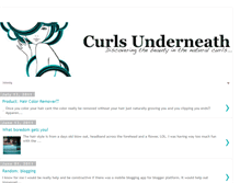 Tablet Screenshot of curlsunderneath.blogspot.com