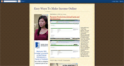 Desktop Screenshot of easyonlinewealthnow.blogspot.com