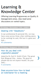 Mobile Screenshot of learningandknowledgecenter.blogspot.com