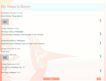Tablet Screenshot of mynameisboxxy.blogspot.com