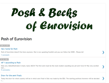 Tablet Screenshot of eurovisiongossip.blogspot.com