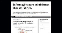 Desktop Screenshot of fabricaderoupas.blogspot.com