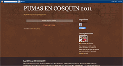 Desktop Screenshot of laspumasencosquin2011.blogspot.com