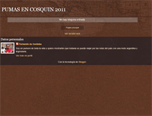 Tablet Screenshot of laspumasencosquin2011.blogspot.com