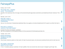 Tablet Screenshot of fairwaysplus.blogspot.com