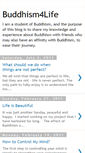 Mobile Screenshot of buddhism-4-life.blogspot.com