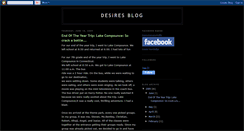 Desktop Screenshot of desire2010.blogspot.com