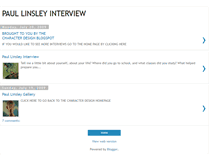 Tablet Screenshot of paul-linsley-interview.blogspot.com