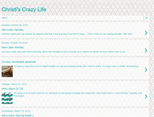 Tablet Screenshot of christicrazylife.blogspot.com