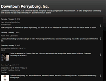 Tablet Screenshot of downtownperrysburginc.blogspot.com