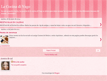 Tablet Screenshot of cocinadelvago.blogspot.com