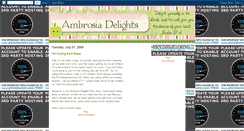 Desktop Screenshot of ambrosiadelights.blogspot.com