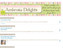 Tablet Screenshot of ambrosiadelights.blogspot.com