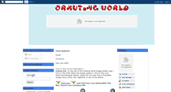 Desktop Screenshot of orkutingworld.blogspot.com