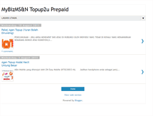 Tablet Screenshot of mybiztopup2u.blogspot.com