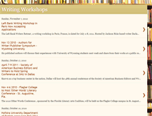 Tablet Screenshot of freelancewritingworkshops.blogspot.com