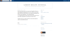 Desktop Screenshot of lemonmelon.blogspot.com