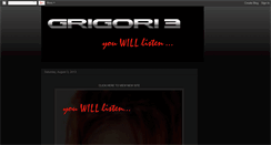 Desktop Screenshot of grigori3insider.blogspot.com