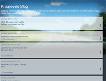 Tablet Screenshot of kraaijeveld.blogspot.com