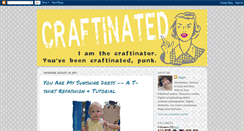 Desktop Screenshot of craftinated.blogspot.com