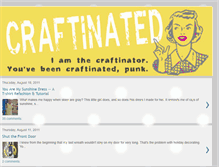 Tablet Screenshot of craftinated.blogspot.com