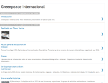 Tablet Screenshot of greenpeaceinternacional.blogspot.com