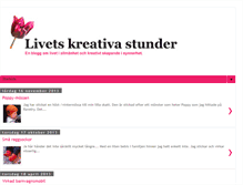 Tablet Screenshot of livetskreativastunder.blogspot.com