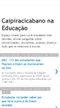 Mobile Screenshot of caipiraeducacao.blogspot.com