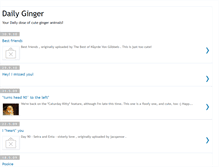 Tablet Screenshot of dailyginger.blogspot.com