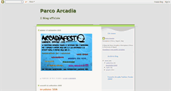 Desktop Screenshot of parcoarcadia.blogspot.com