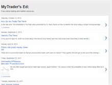 Tablet Screenshot of mytradersed.blogspot.com
