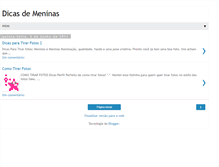Tablet Screenshot of dicasdemeninas-pravoce.blogspot.com