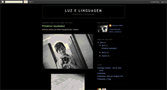 Desktop Screenshot of luzelinguagem.blogspot.com