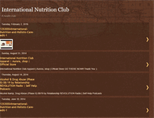 Tablet Screenshot of internationalnutritionclub.blogspot.com