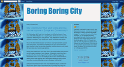 Desktop Screenshot of boringboringcityblog.blogspot.com