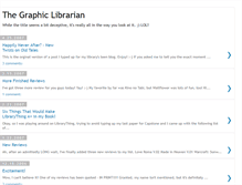 Tablet Screenshot of graphiclibrarian.blogspot.com