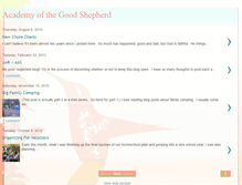 Tablet Screenshot of academyofthegoodshepherd.blogspot.com