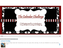 Tablet Screenshot of calendarchallenge.blogspot.com