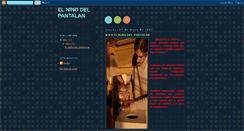 Desktop Screenshot of elninodelpantalan.blogspot.com