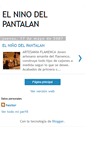 Mobile Screenshot of elninodelpantalan.blogspot.com