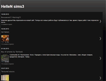 Tablet Screenshot of hellensims3house.blogspot.com