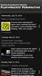 Mobile Screenshot of playwrightsperspective.blogspot.com