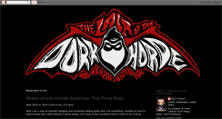 Desktop Screenshot of dorkhorde.blogspot.com