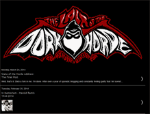 Tablet Screenshot of dorkhorde.blogspot.com