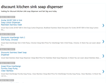 Tablet Screenshot of kitchensinksoapdispenser.blogspot.com